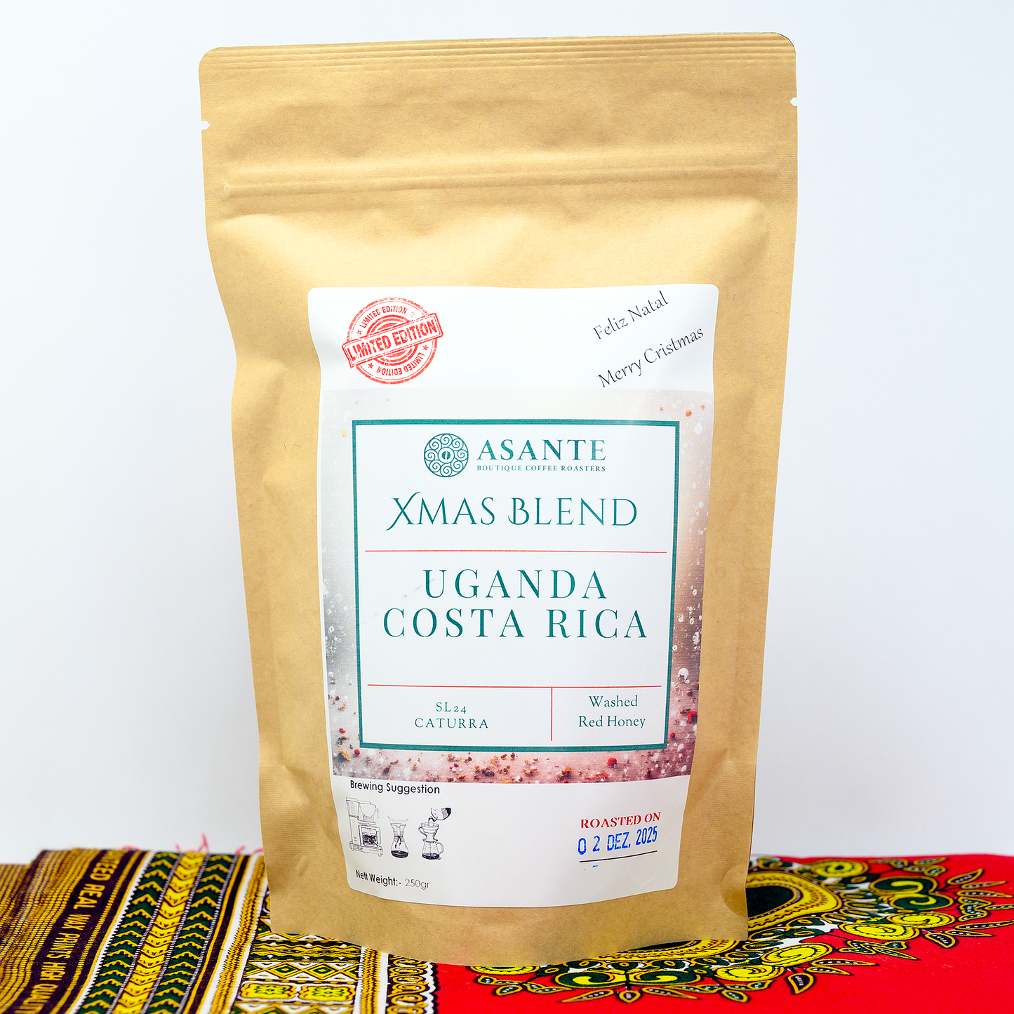Asante Xmas Blend UGANDA - COSTA RICA - (250gr)