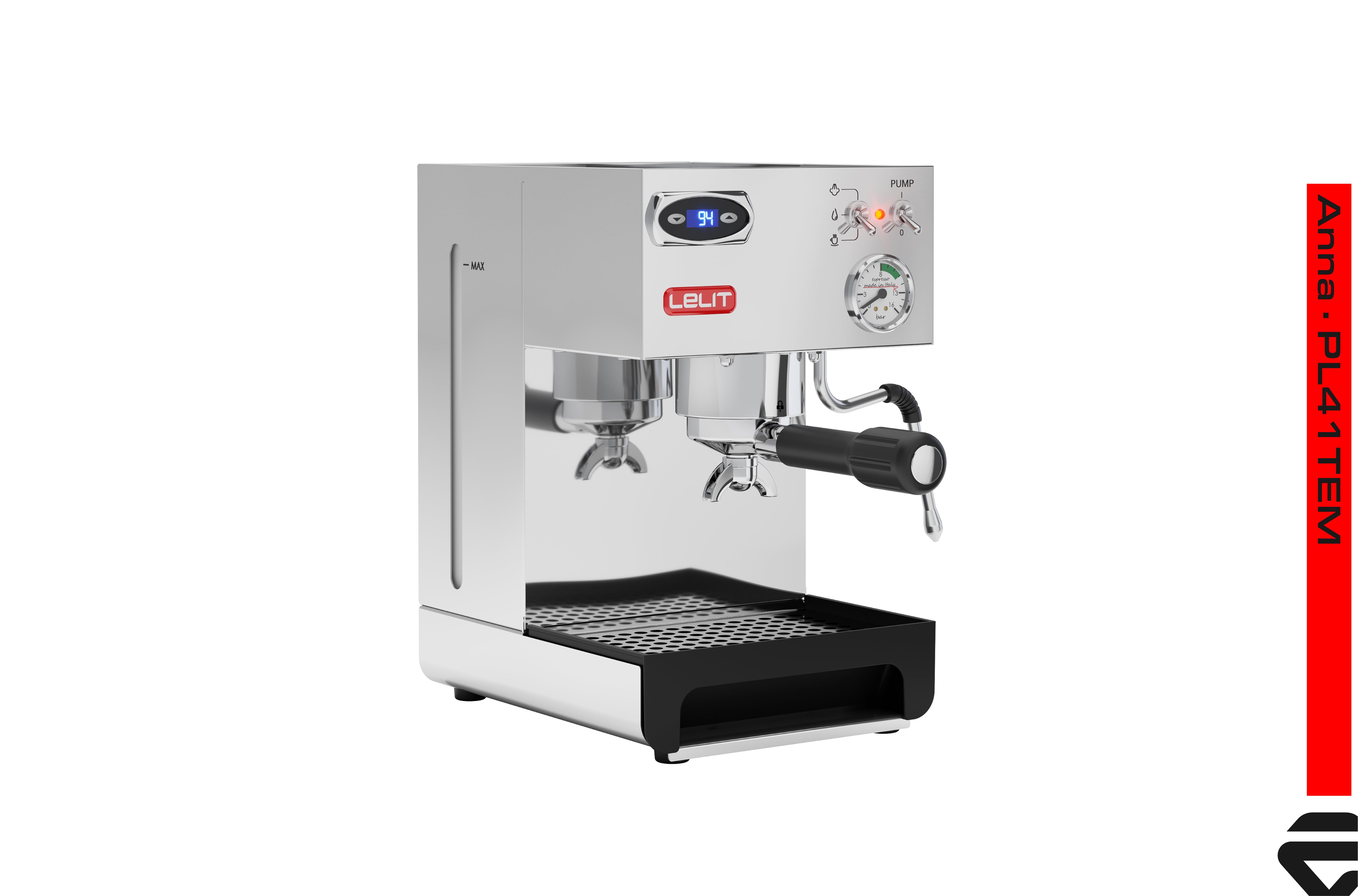 Lelit PL41EM Anna, máquina de café prosumer, 1000 W, 2.7 litros