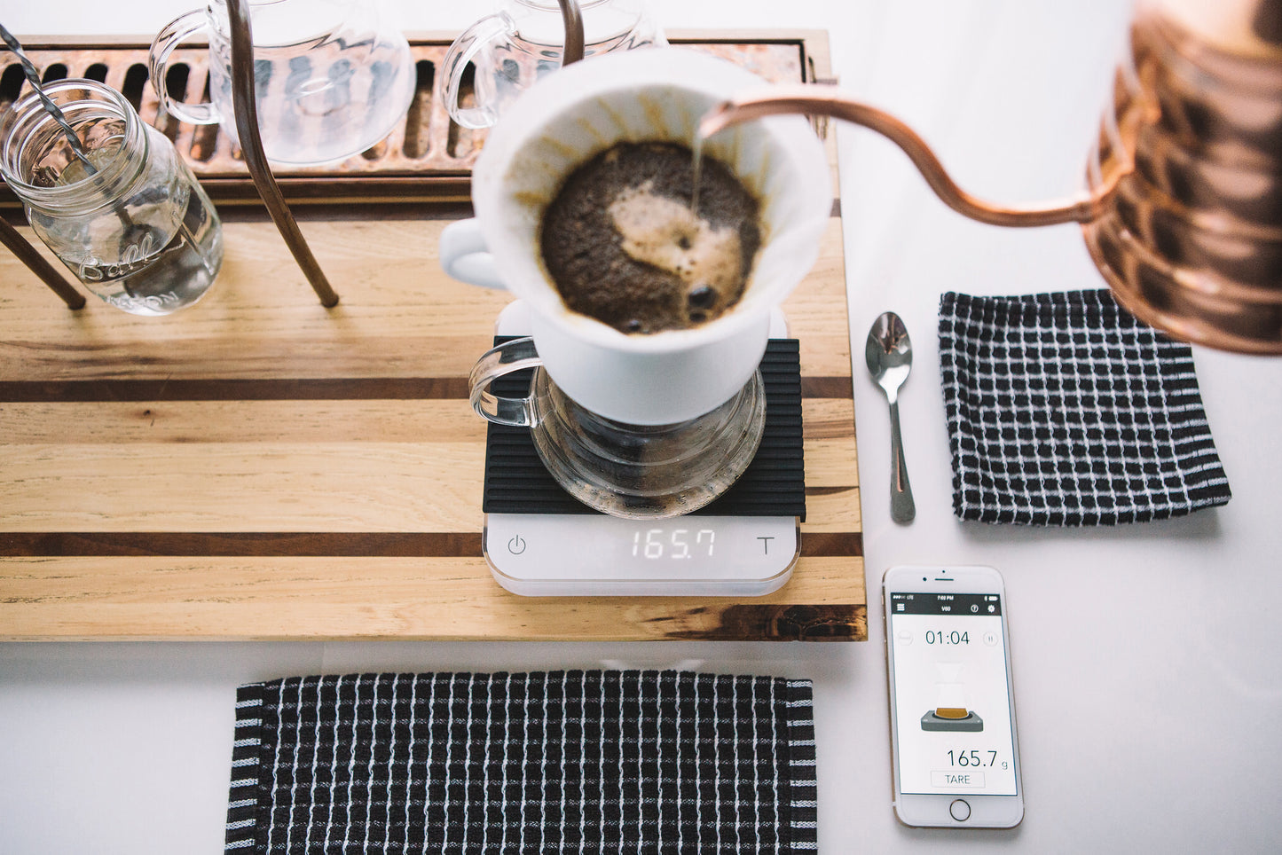 ACAIA Pearl digital scale white