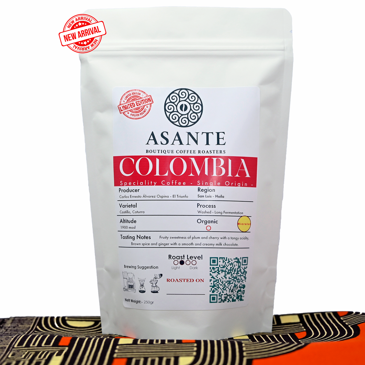 COLOMBIA Specialty Coffee - HUILA - Lavado (Long Fermentation)