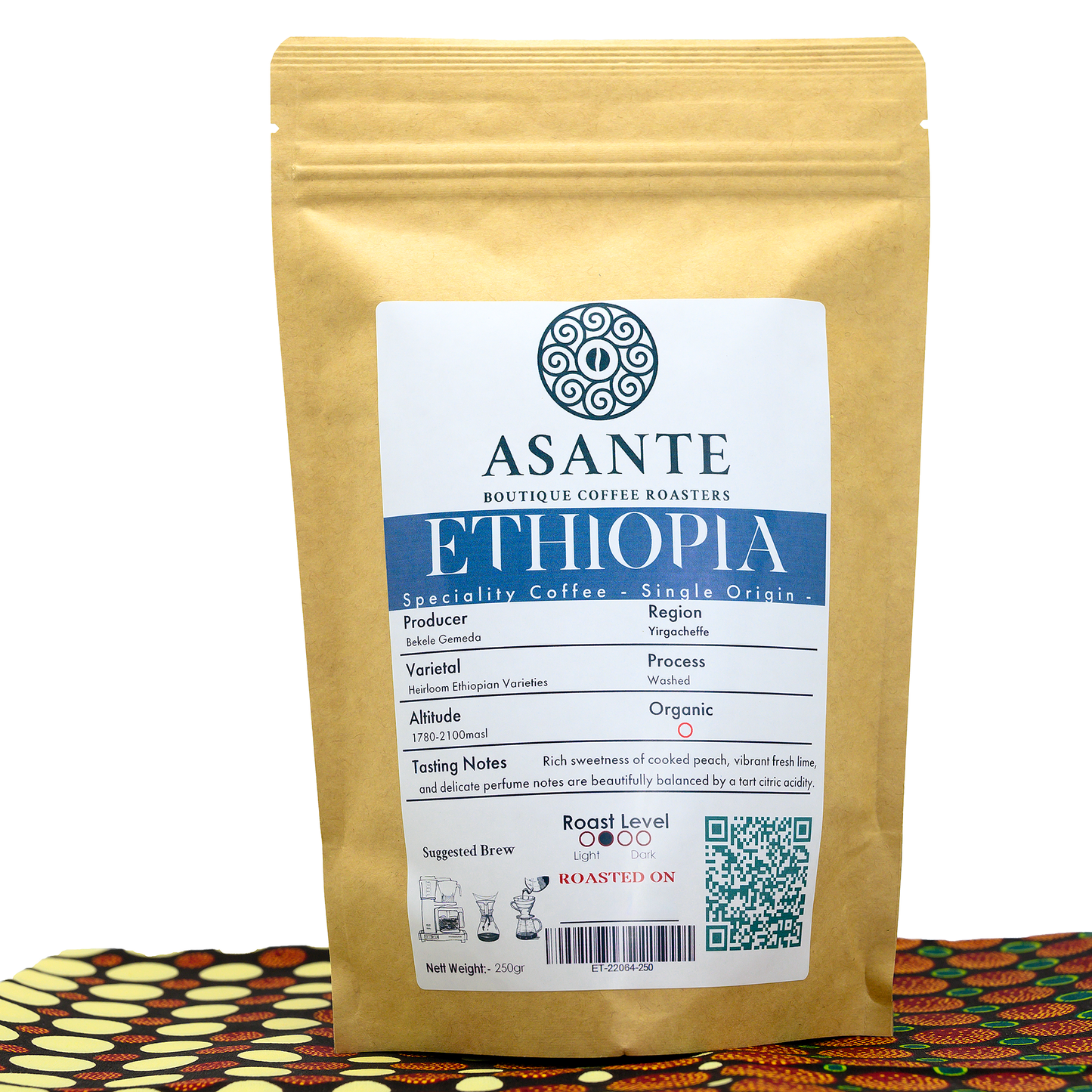 Café de Especialidade Ethiopia - Yirgacheffe - Lavado