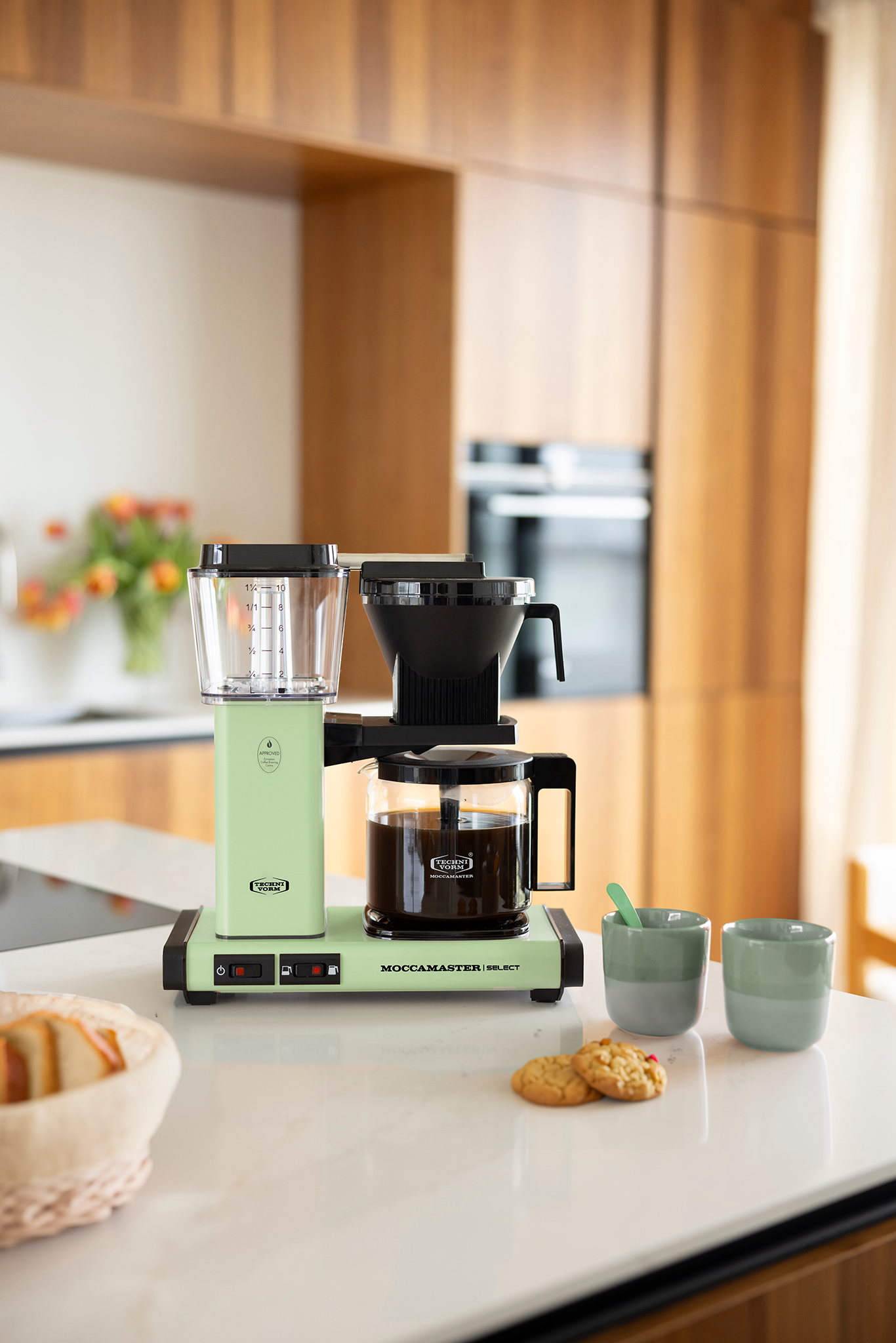 MOCCAMASTER SELECT Coffeemaker 1.25L Aluminum