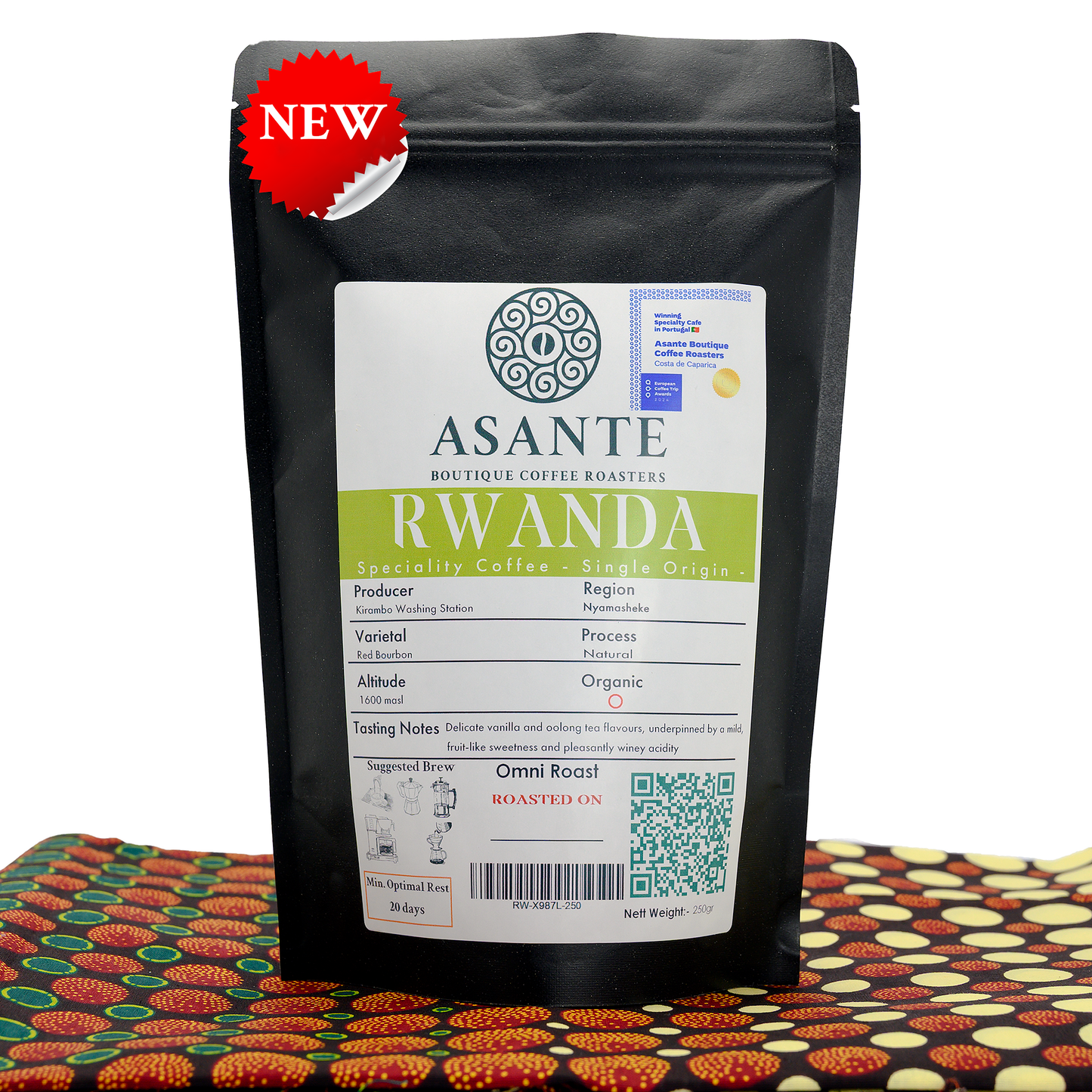 Café de Especialidade do RUANDA (Kirambo) - Natural