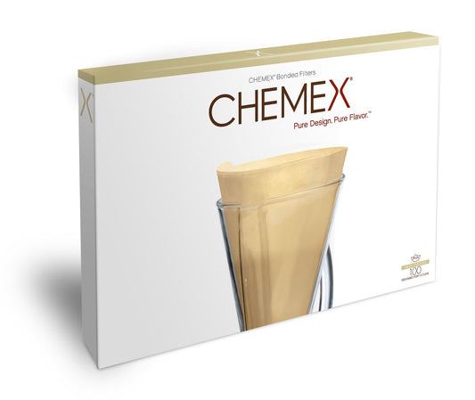 CHEMEX 100 white paper filters for 1-3 cups