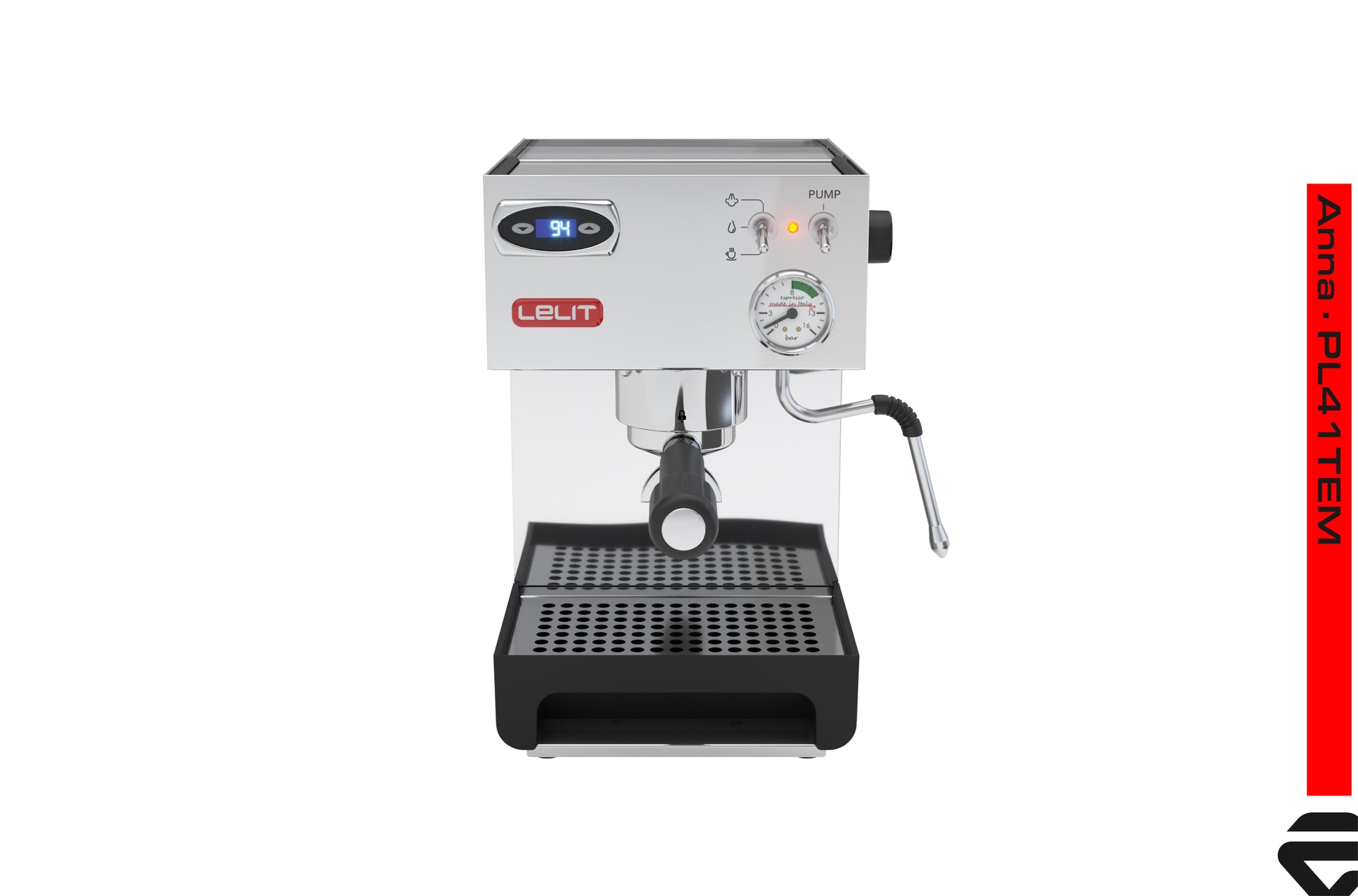 Lelit PL41EM Anna, máquina de café prosumer, 1000 W, 2.7 litros, Acero  Inoxidable, Plata : : Hogar y cocina