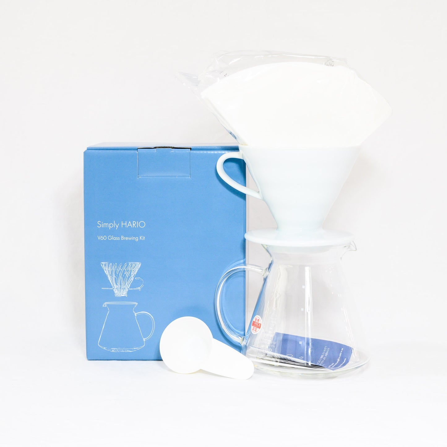 HARIO Simply V60 Glass Brewing KIT – Asante Boutique Coffee Roasters